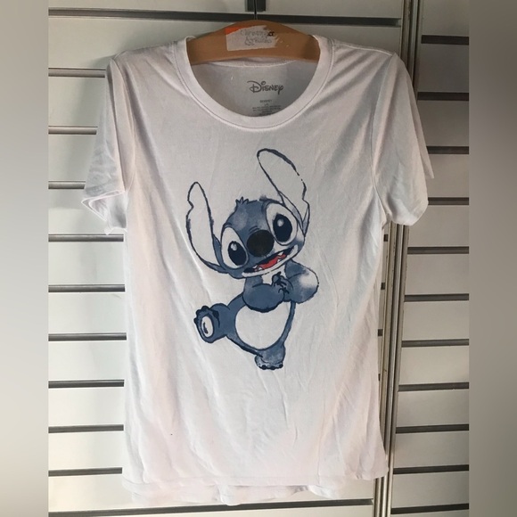 Disney stitch white short sleeve t-shirt - Picture 2 of 6